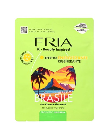 Fria Maschera Viso In Tessuto - Energizzante Brasile - Rigenerante